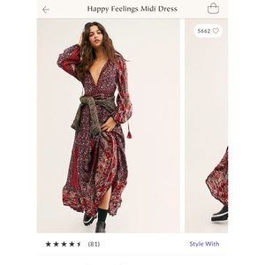 Happy Feelings Maxi Dress 🌹